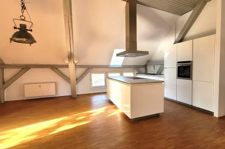  - Wohnung mieten in Lehre / Wendhausen - Wendhausen - Exklusive 3-Zimmer-Dachgeschosswohnung mit Balkon und Stellplatz am Naturschutzgebiet
