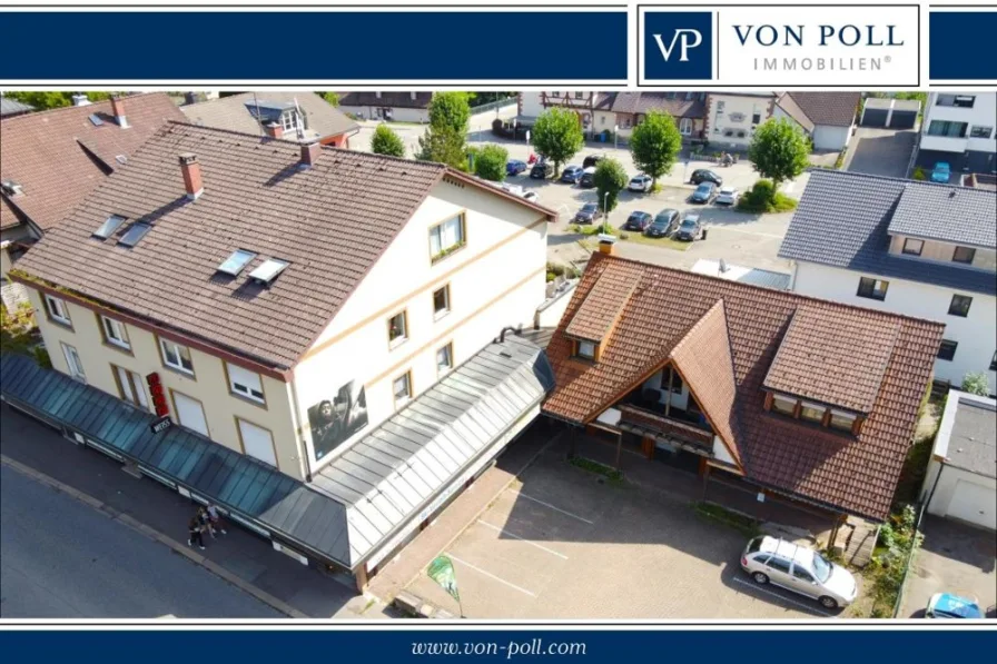 Ensemble - Haus kaufen in Schönau im Schwarzwald - Gebäudeensemble: 7-Parteienhaus inkl. ca. 700 m² Gewerbe & Nebengebäude mit Wohnung & Ladenfläche