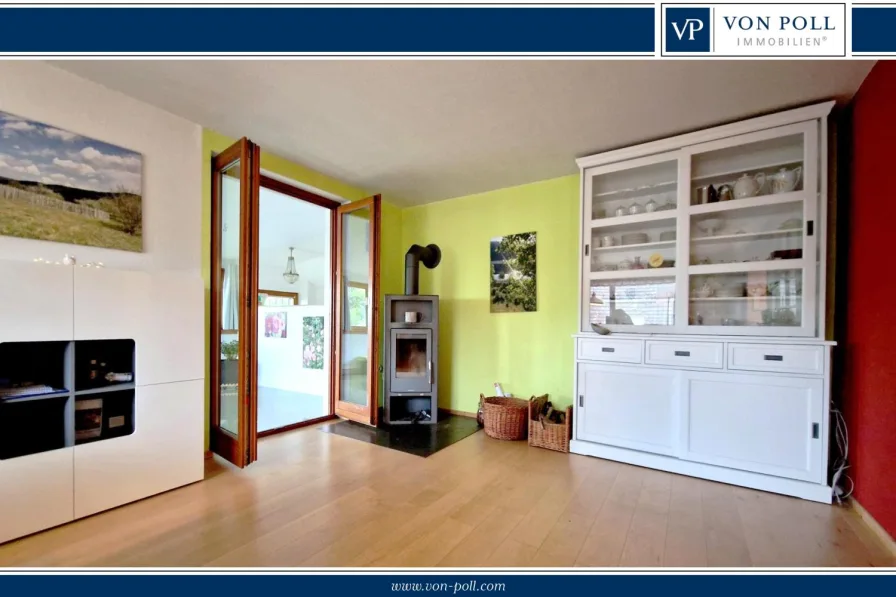 Wohnzimmer - Haus kaufen in Malsburg-Marzell - Charmantes Einfamilienhaus in harmonischer Umgebung