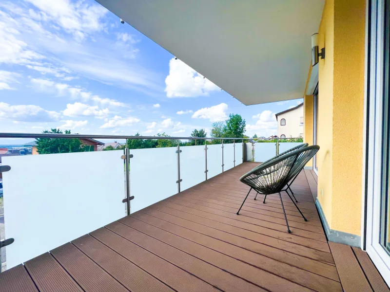 Westbalkon mit herrlicher Aussicht