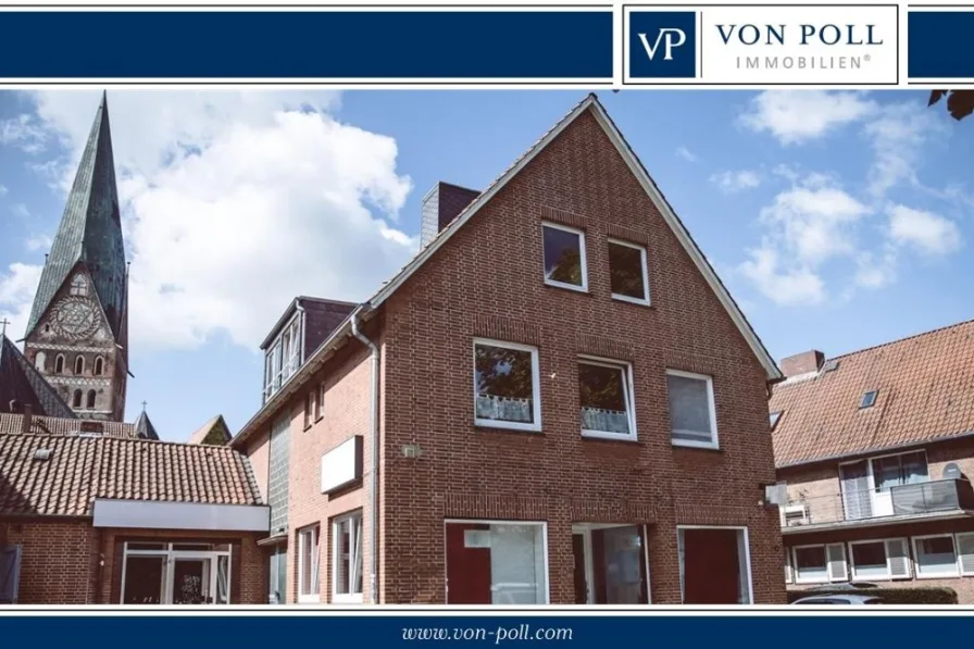 Titelbild - Zinshaus/Renditeobjekt kaufen in Lüneburg - Solides Wohn- und Geschäftshaus im Herzen von Lüneburg