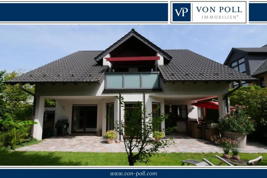 Rückansicht - Haus kaufen in Paderborn - Hochwertiges Einfamilienhaus in sehr beliebter Lage