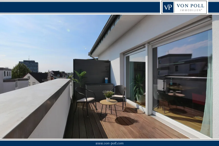 Titelbild - Wohnung kaufen in Paderborn - Exklusive Penthouse-Wohnung im begehrten Riemekeviertel