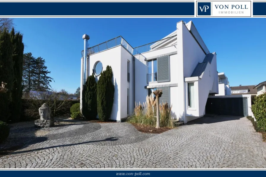 Titelbild  - Haus kaufen in Paderborn - Außergewöhnliches Architektenhaus in begehrter Lage