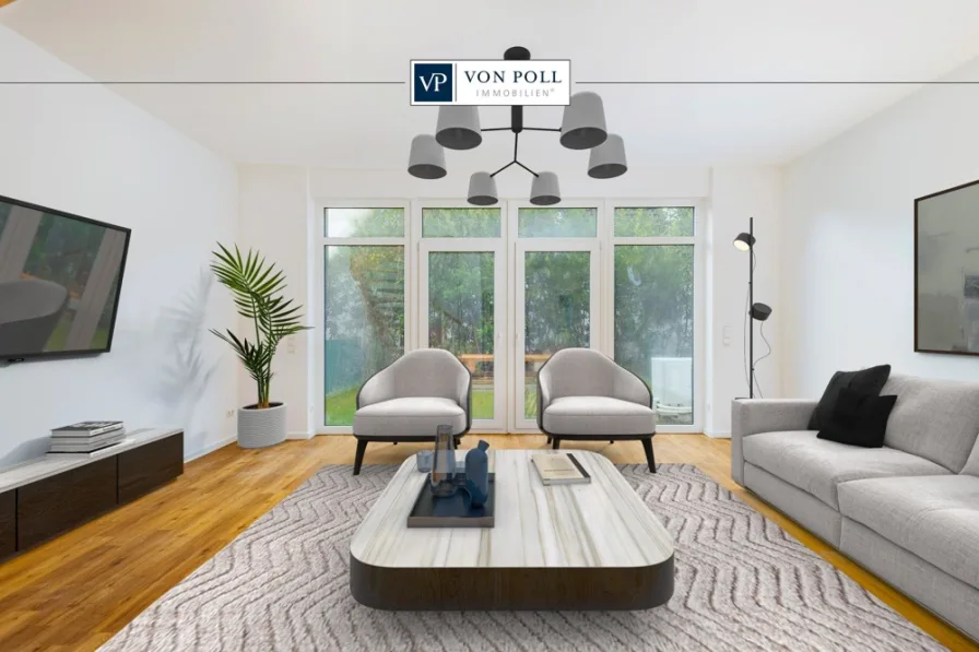 Wohnbeispiel - Wohnung kaufen in Graal Müritz - Energieeffiziente Maisonettewohnung mit Balkon und Gartenanteil.
