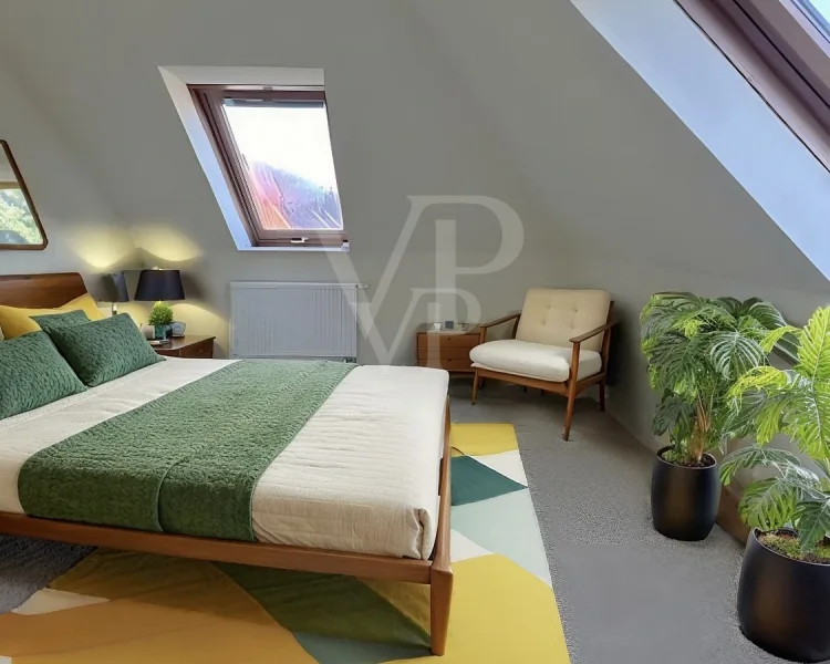 Schlaf-Kinder-/Gästezimmer im DG