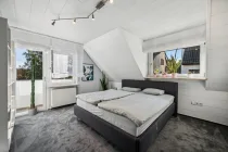 Elternschlafzimmer mit Balkon