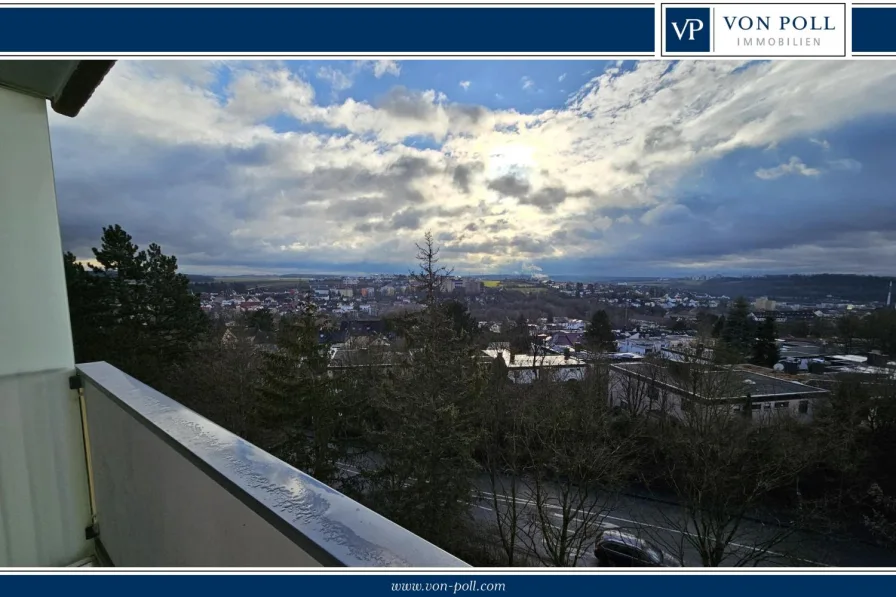 Blick über Lengfeld - Wohnung kaufen in Würzburg - Eigentumswohnung mit Balkon in guter Lage von Lengfeld zu verkaufen.