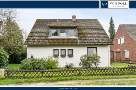 Frontansicht - Haus kaufen in Lilienthal - Solides, freistehendes Einfamilienhaus