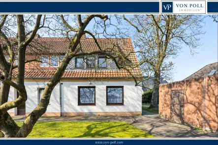 Frontansicht  - Haus kaufen in Bremen - Familienfreundliche Doppelhaushälfte mit Einliegerwohnung