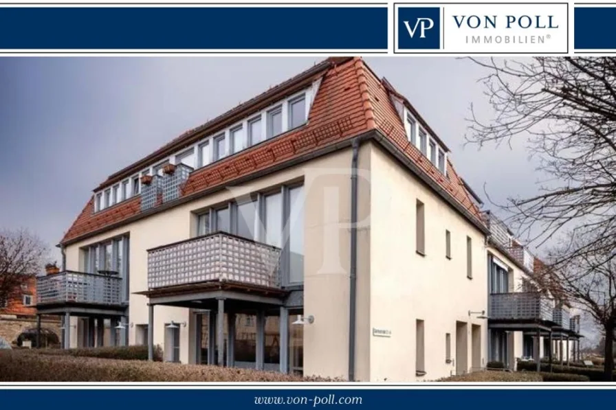 VON POLL IMMOBILIEN DRESDEN - Wohnung kaufen in Dresden / Cossebaude - Attraktive Dachgeschosswohnung in Dresden-Cossebaude