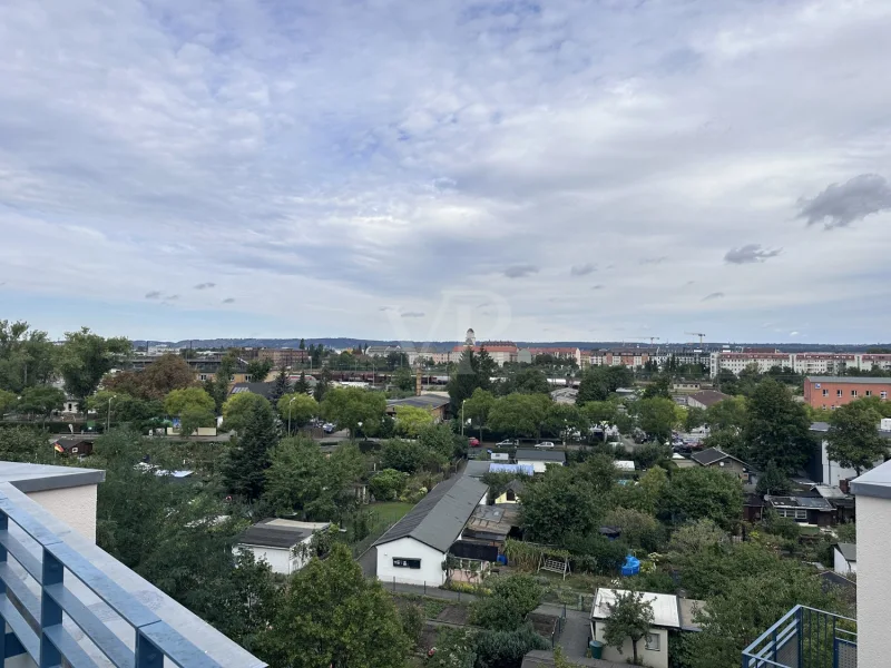 Balkonblick Richtung City