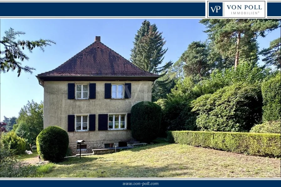 VON POLL IMMOBILIEN - Haus kaufen in Dresden - Historische Einfamilien-Villa mit parkähnlichem Grundstück in Hellerau