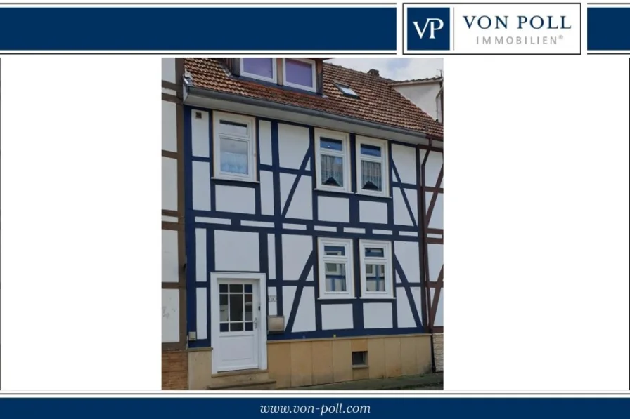 Titelbild - Haus kaufen in Eschwege - Reihenmittelhaus mit Charme in Kernstadt von Eschwege