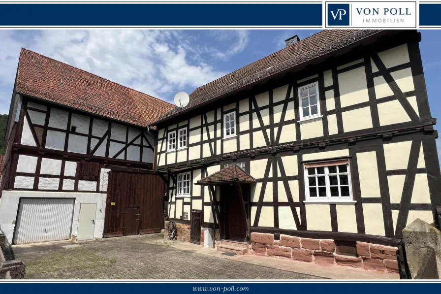  - Haus kaufen in Sontra / Wichmannshausen - Einfamilienhaus mit historischem Charme und großzügigem Grundstück