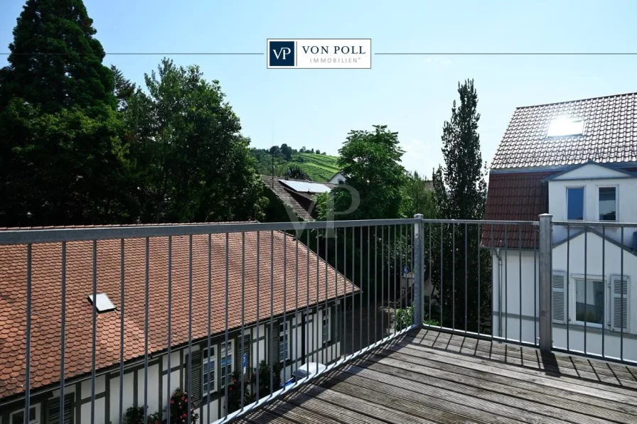 Balkon Titelbild - Wohnung kaufen in Esslingen - Moderne Maisonette-Wohnung mit hochwertiger Ausstattung und grüner Aussicht!