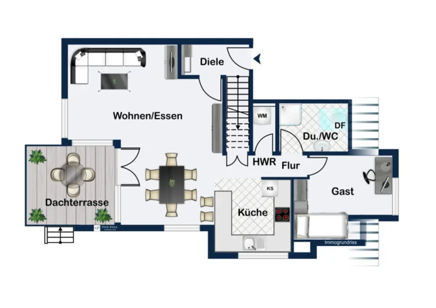 Grundriss Obergeschoss