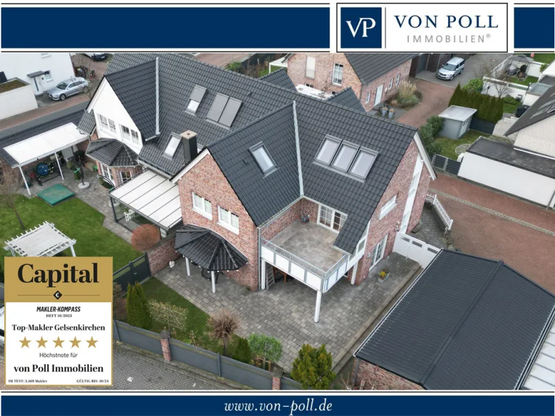 Top-Lage - Haus kaufen in Bottrop - Hervorragend ausgestattetes Einfamilienhaus in ruhiger Top-Lage mit Erdwärmepumpe