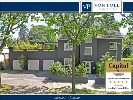 Außenansicht - Haus kaufen in Gelsenkirchen - Exklusives Wohnen mit Urlaubsflair in Buer-Mitte