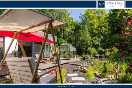 Titelbild - Haus kaufen in Schülp bei Rendsburg - Wohnen und Leben im Einklang mit der Natur auf einem einzigartigen Waldgrundstück