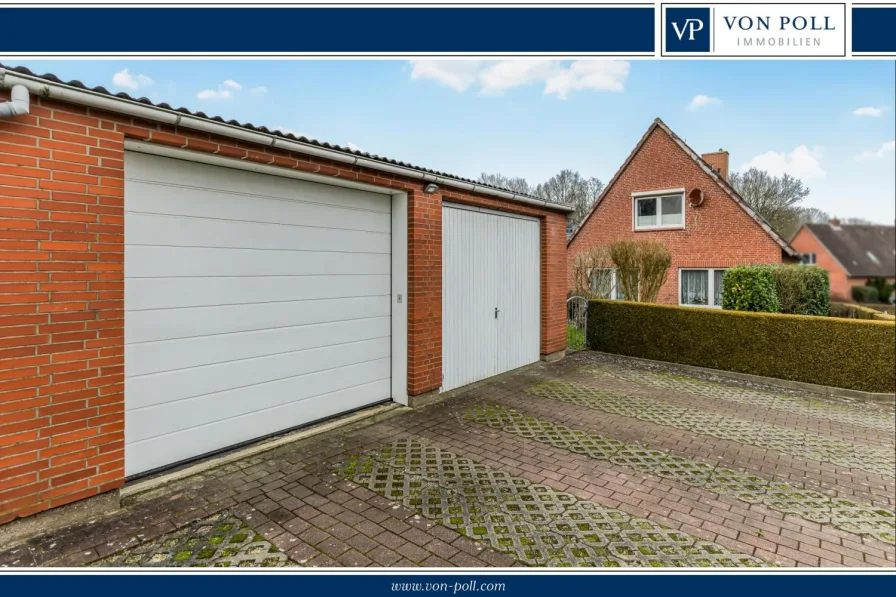 Titelbild  - Garage/Stellplatz kaufen in Schwentinental / Raisdorf - Doppelgarage mit Garten und Balkonkraftwerk - Räume für mehr als nur Autos!