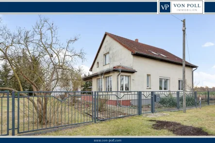 Titelbild - Haus kaufen in Trebbin / Kliestow - Vielseitig nutzbares Einfamilienhaus mit großzügigem Garten und Ausbaupotenzial