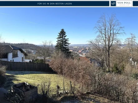 Ausblick - Grundstück kaufen in Landshut - Urlaubsfeeling pur! Sundowner mit der Stadt im Blick!Topspot für neue Traumvilla am Alten Moniberg!