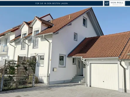 Hausansicht - Haus kaufen in Essenbach / Altheim - Viel Licht, viel Platz, viel Glück!!!Gepflegte Doppelhaushälfte mit Charme und Komfort!!!