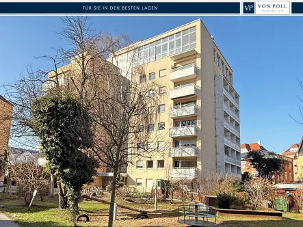 Außenansicht - Wohnung kaufen in Landshut - Moderne 3,5-Zimmer-Wohnung mit Panoramablick und Dach-Schwimmbad in Top-Lage von Landshut