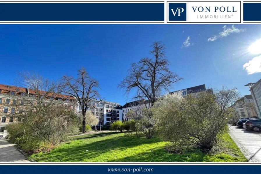 VON POLL Immobilien - Wohnung kaufen in Leipzig - Unweit der Karli wohnen mit Balkon und Park vor der Tür
