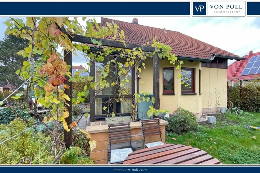VON POLL Immobilien - Haus kaufen in Leipzig / Gottscheina - Charmantes Einfamilienhaus mit PV-Anlage im Leipziger Norden