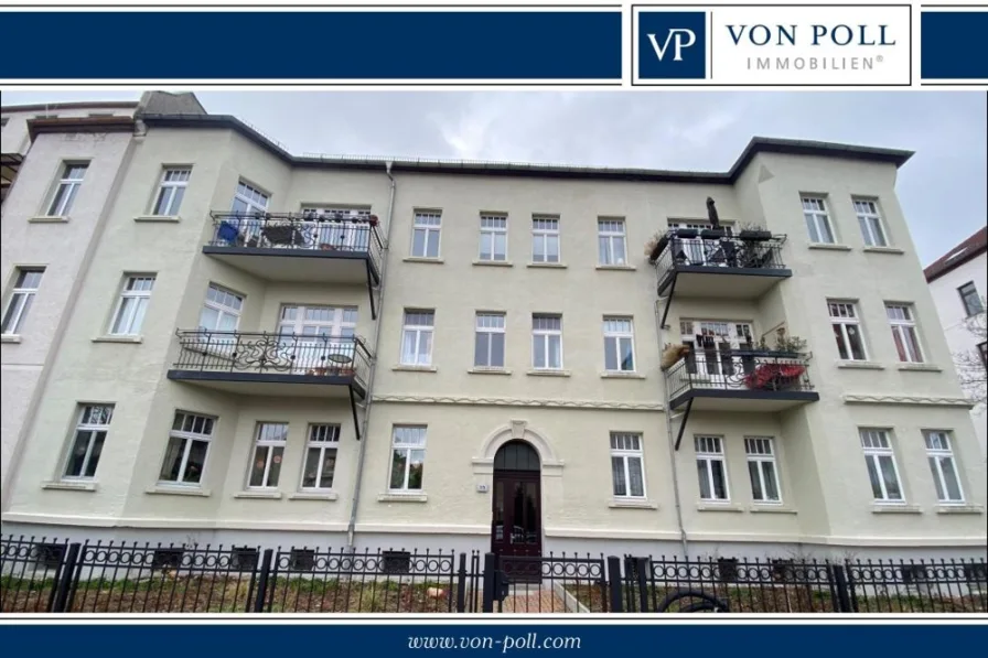 VON POLL Immobilien - Wohnung kaufen in Leipzig - Kapitalanlage: Gepflegte Maisonette-Wohnung in Gohlis