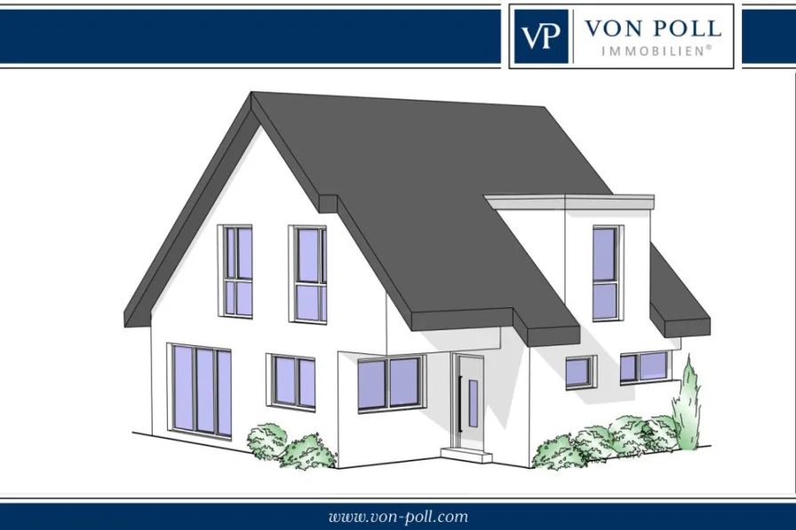 Perspektive_EFH Titel - Haus kaufen in Neuss - Neubau - Freistehendes Einfamilienhaus in Gnadental