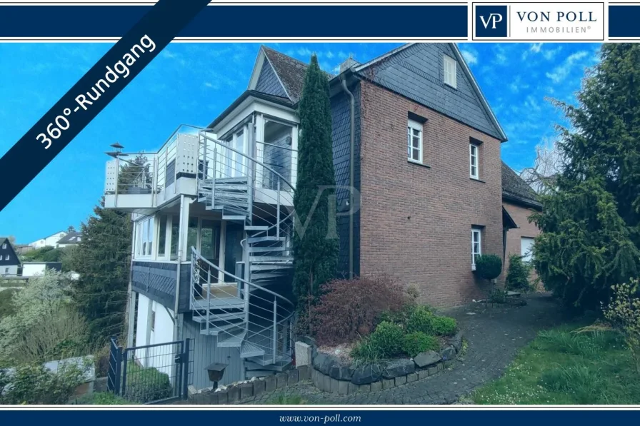 Titelbilb 360 Grad - Haus kaufen in Wilnsdorf / Obersdorf - sonniges Einfamilienhaus in bester Lage von Wilnsdorf/Obersdorf