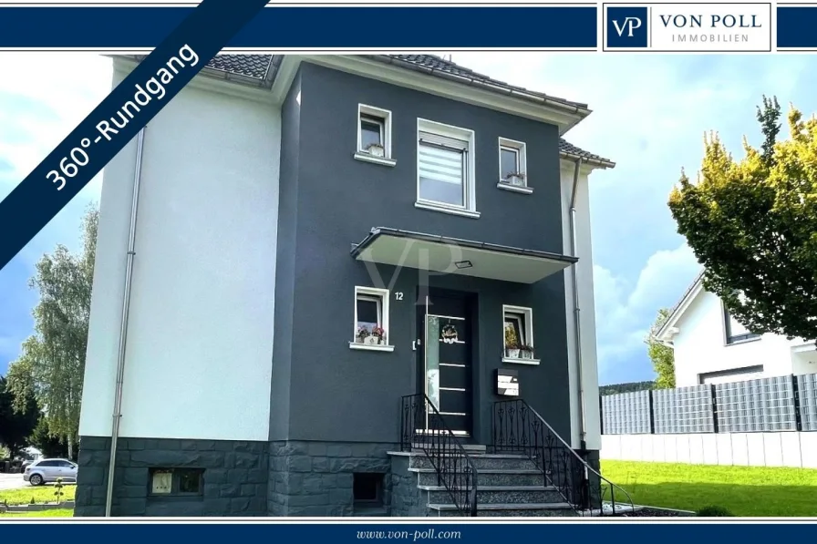 Titelbild - Haus kaufen in Kreuztal - Traumhaus in Kreuztal: Modernisiertes Wohnen in ruhiger Lage