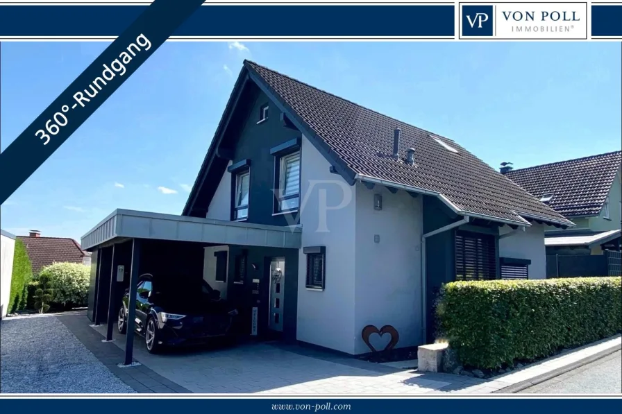 Titelbild - Haus kaufen in Kreuztal-Eichen - Modernes Einfamilienhaus in idyllischer Lage von Kreuztal-Eichen