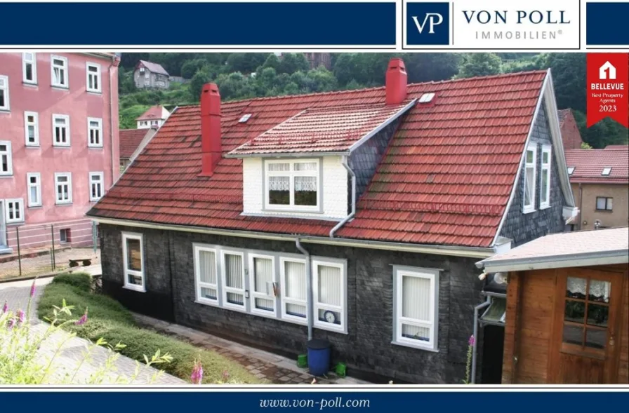Titelbild mit Belluve - Haus kaufen in Ruhla - Freistehendes Einfamilienhaus mit Doppelgarage