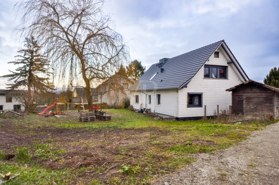 Ansicht Grundstück hinter dem Haus