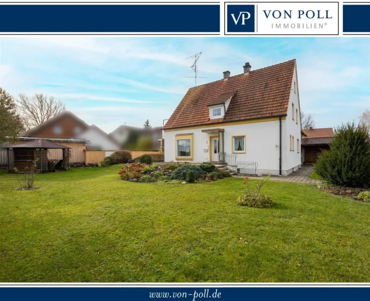 Titelbild - Haus kaufen in Sontheim / Attenhausen - Ihr neues Zuhause: Zweifamilienhaus auf einem großem Grundstück