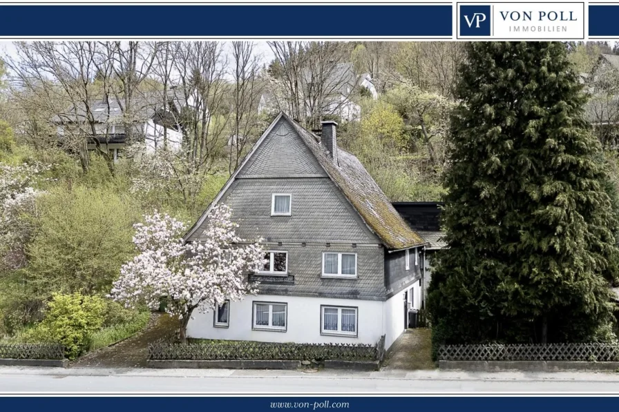 Außenansicht VPI - Haus kaufen in Winterberg / Silbach - Viel Platz für Ihre Ideen.