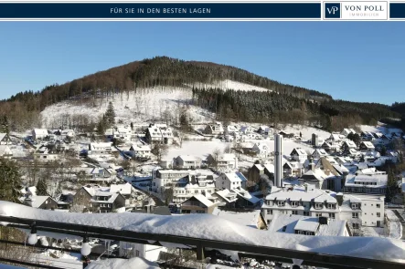 Ausblick VPI - Wohnung kaufen in Winterberg - Sonnenterrasse mit schöner 2-Zimmer-Wohnung