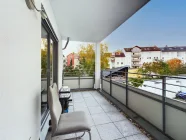 überdachter Balkon