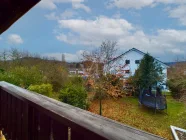 Blick vom Balkon