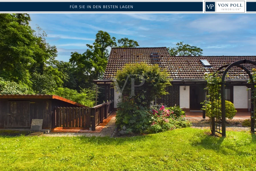 Herzlich Willkommen! - Haus kaufen in Alzenau in Unterfranken / Wasserlos - Einfamilienhaus in Alleinlage und herrlichem Garten