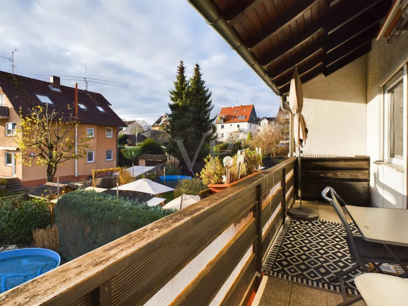 Balkon im Obergeschoss