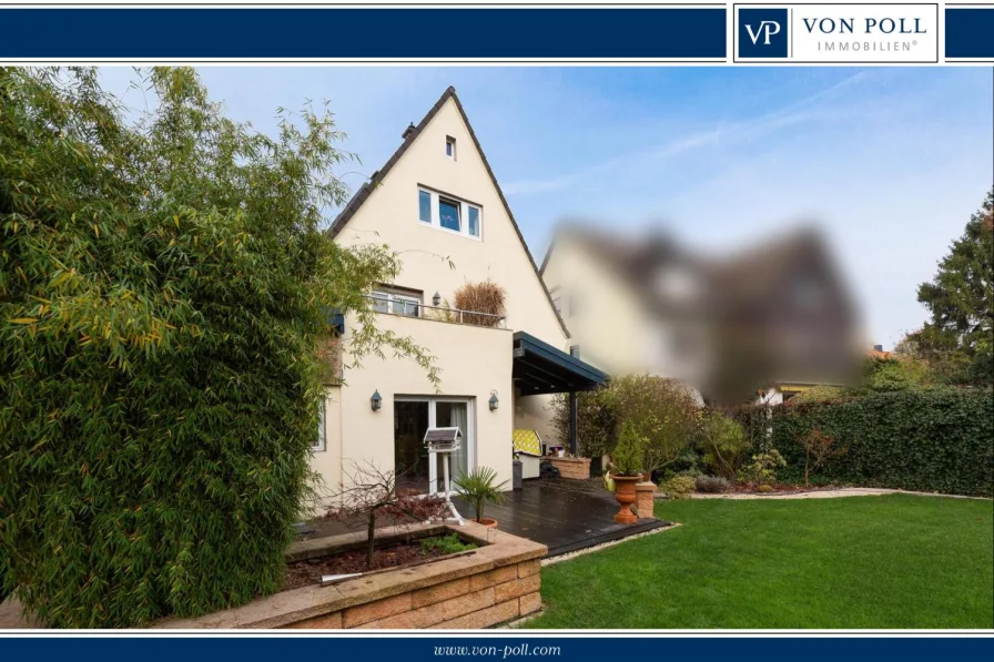 Gartenansicht - Haus kaufen in Dortmund - Modernes Einfamilienhaus in bester Lage