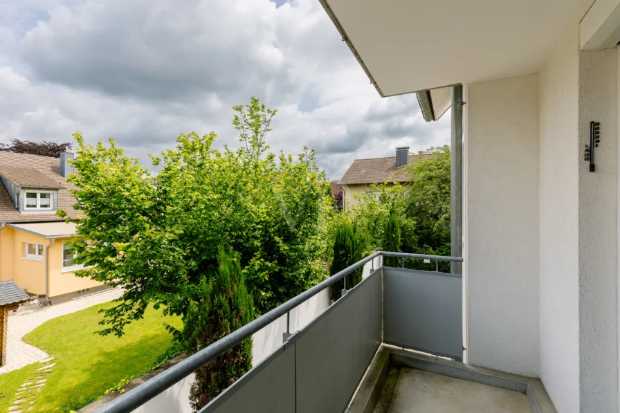 zweiter Balkon angrenzend ans Schlafzimmer 