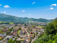 Ausblick auf Waldkirch und Kollnau