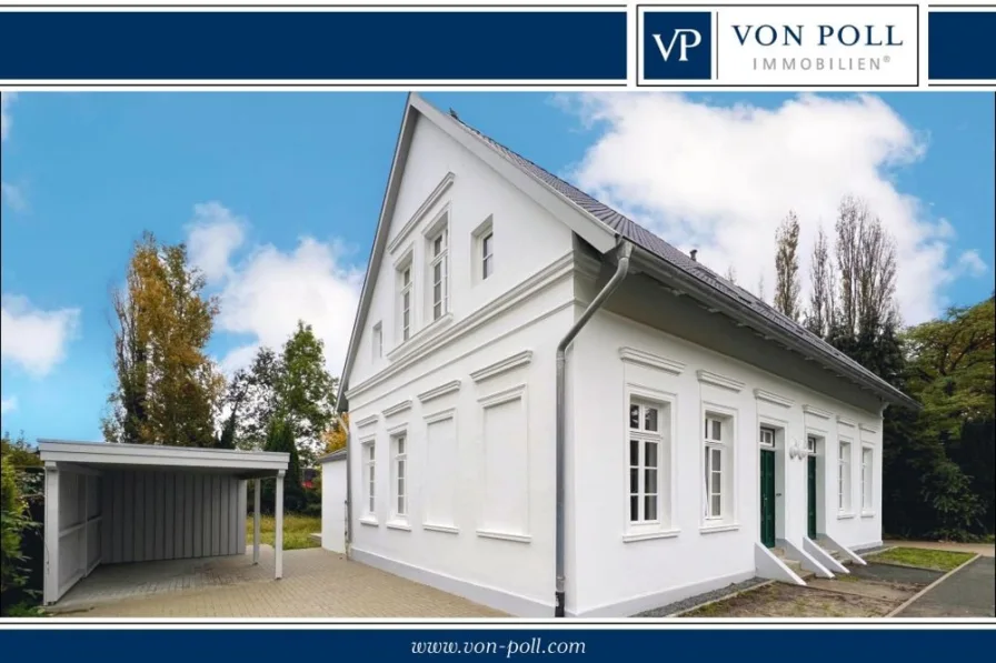 Frontanischt - Haus kaufen in Oldenburg - Gemütliches Zuhause (KFW 85 mit Wärmepumpe) in erstklassiger Lage (linke Hälfte)