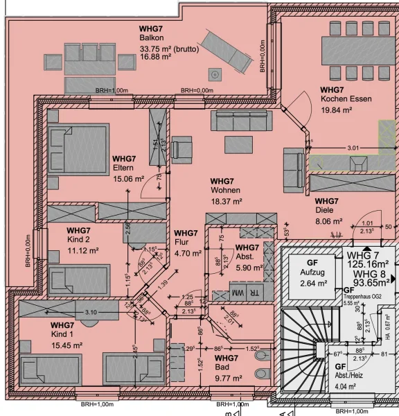 Grundriss WE7